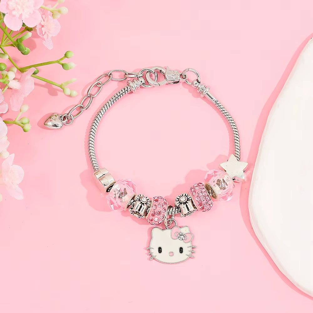 Cute Sanrio Hello Kitty  Bracelet Set
