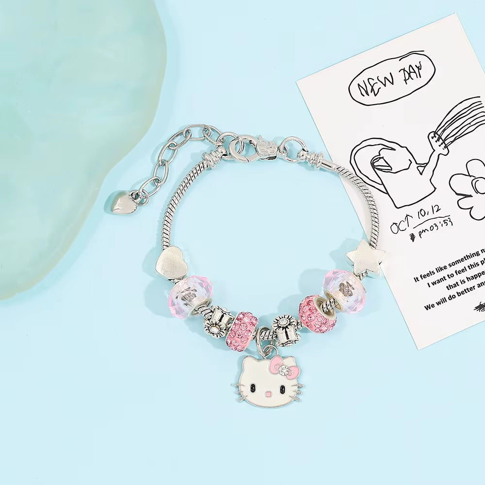 Cute Sanrio Hello Kitty  Bracelet Set
