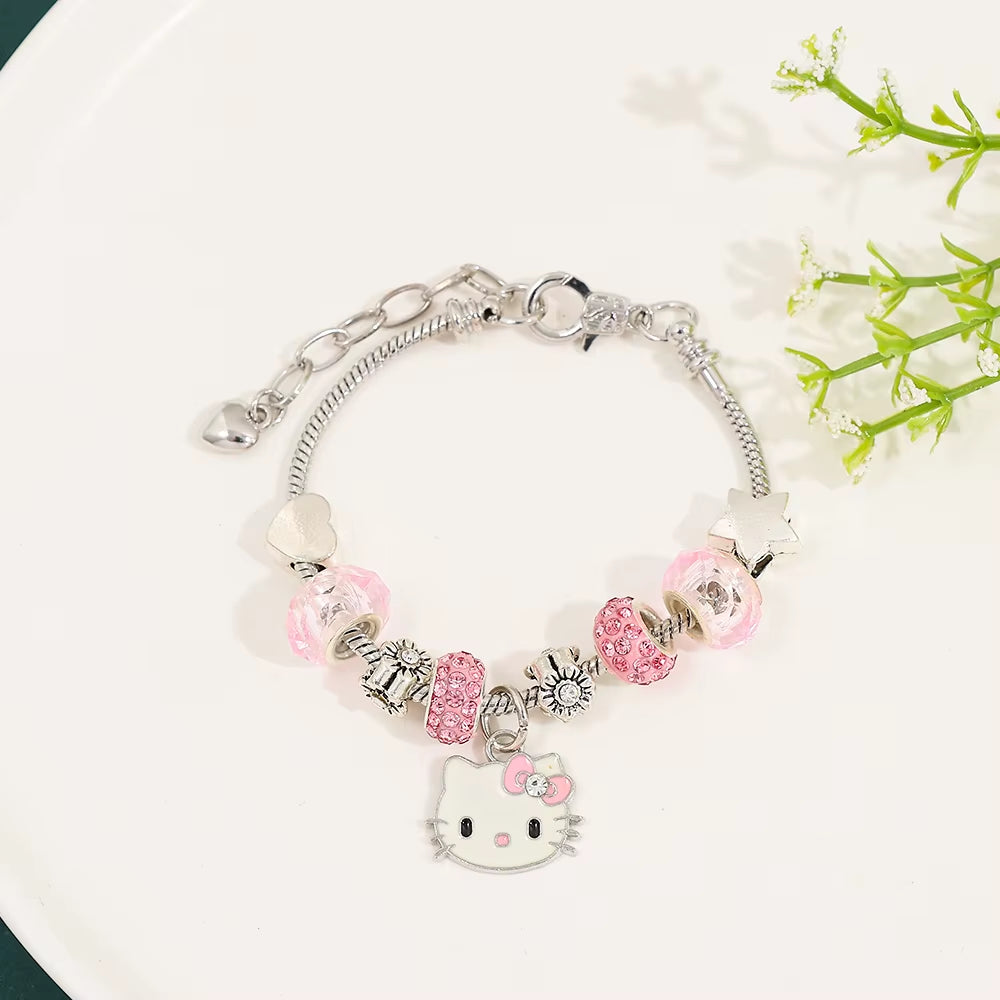 Cute Sanrio Hello Kitty  Bracelet Set