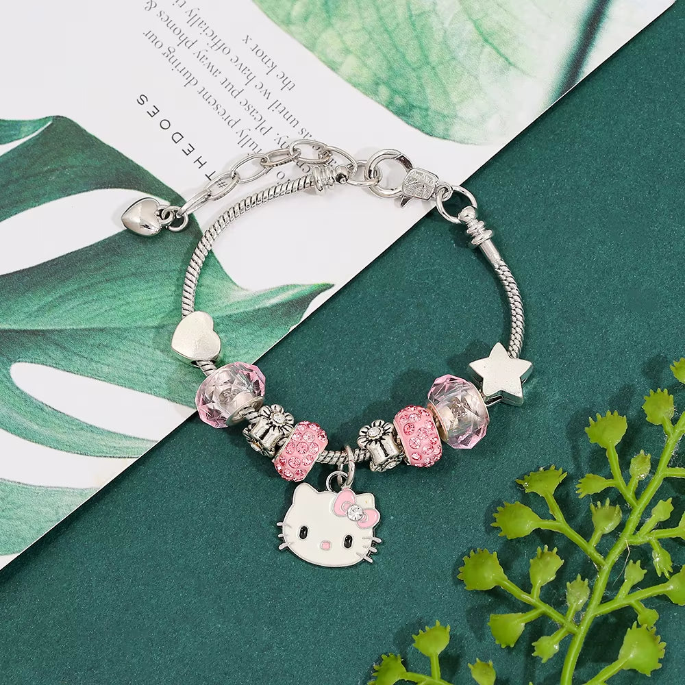 Cute Sanrio Hello Kitty  Bracelet Set